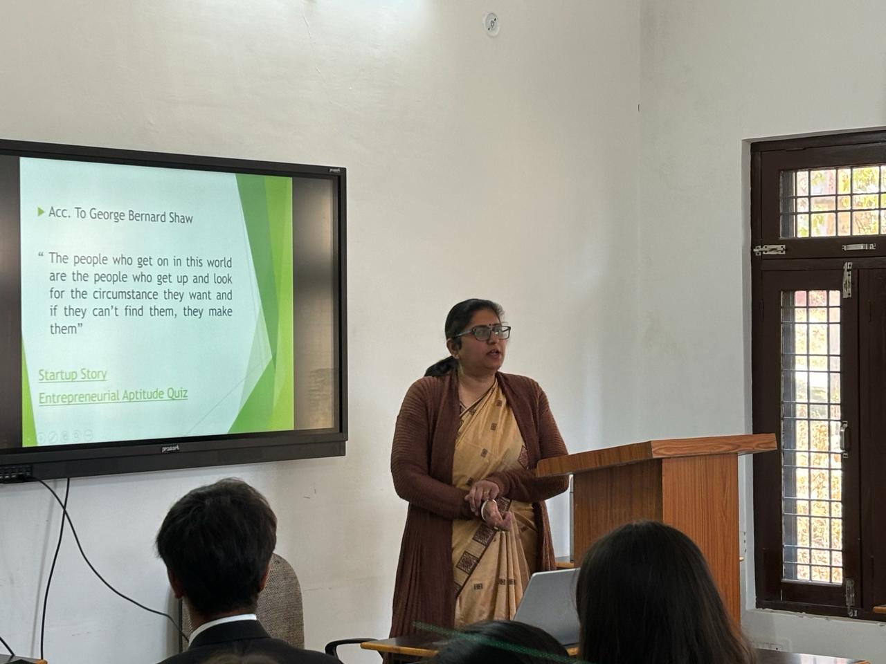 12 दिवसीय ईडीपी प्रशिक्षण के चौथे दिन दी गई पिचिंग की जानकारी